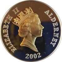 Alderney Elizabeth 50 univ 5 pounds 20022 eskiz2