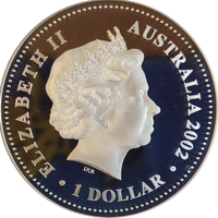 Australia 1dol 2002 Elizabeth 50 univers eskiz2