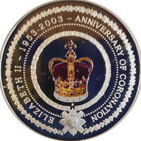 Australia 1dol 2003 Elizabeth 50 univers eskiz1