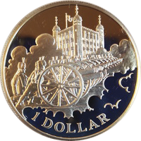 Cook Islands Elizabeth 50 univ 1 dollar 2003 eskiz1