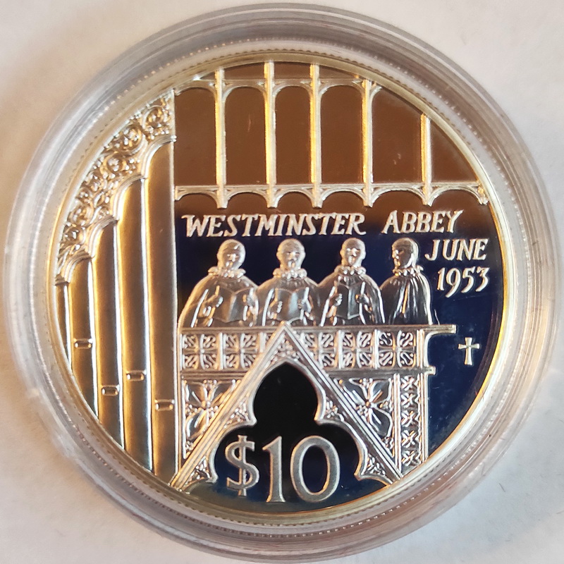 Fiji 10 dollars 2002 1 Elizabeth II Golden Jubilee 1