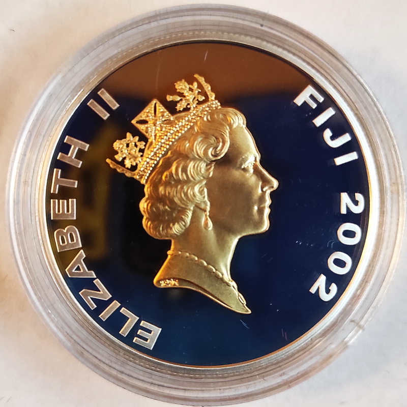 Fiji 10 dollars 2002 2 Elizabeth II Golden Jubilee 2