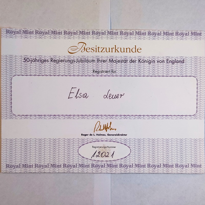 Elizabeth 50 univers set 12