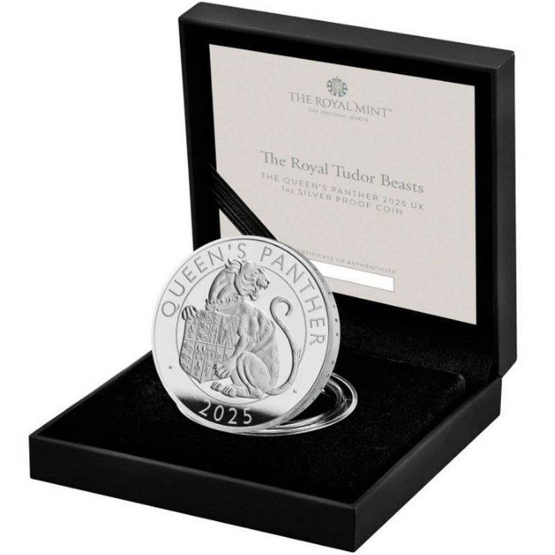 Queens Panter 2025 proof 1oz 3