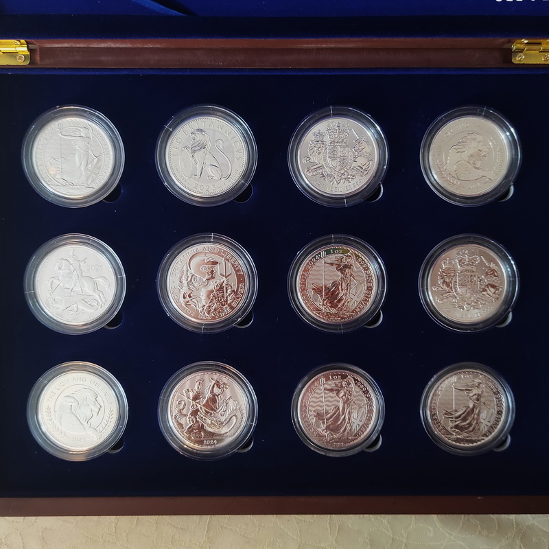 Britannia set box 12 coins 1oz 2025 2026 2