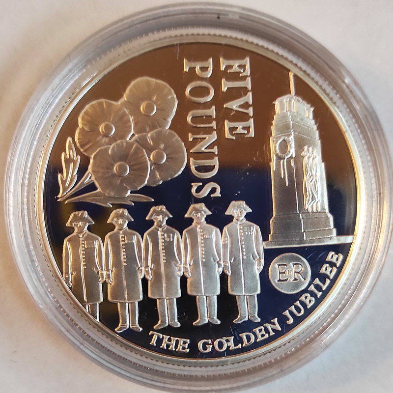 Jersey 5 pound 2003 Golden Jubiley 1