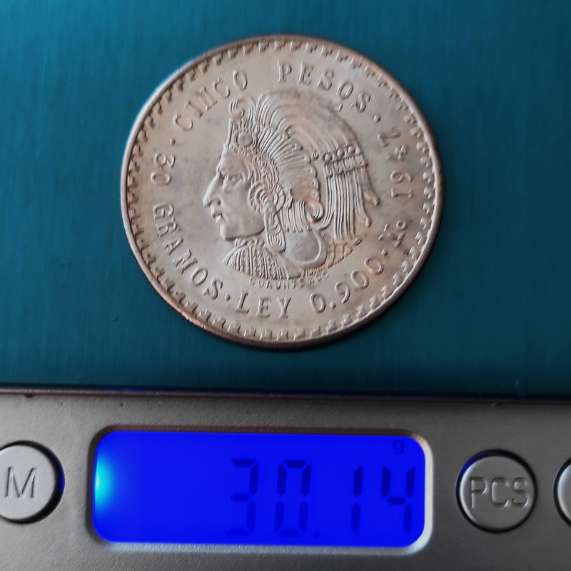 Mexico cinco pesas 1947 3