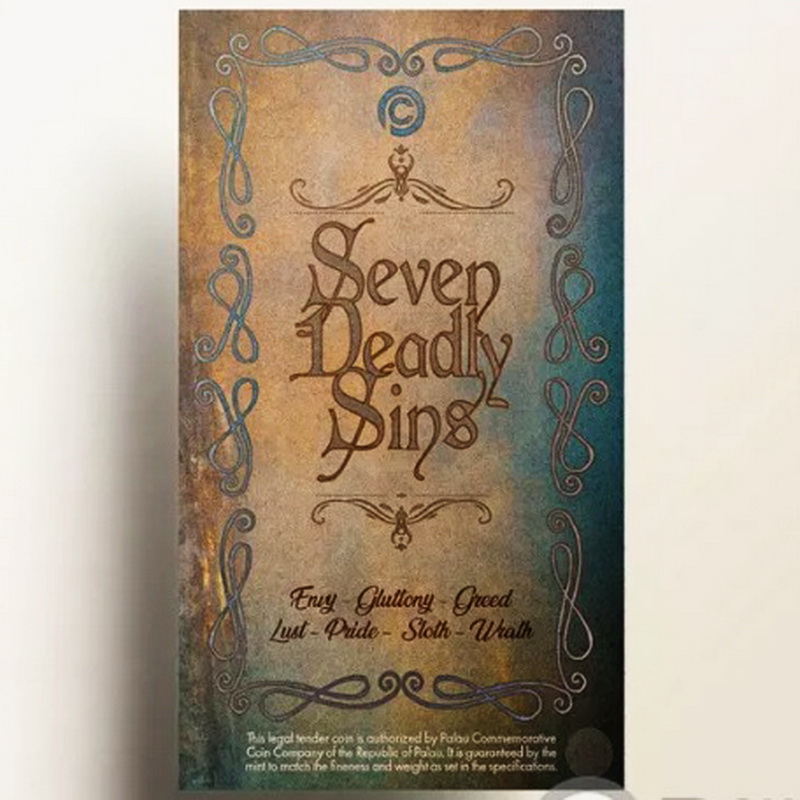 SEVEN DEADLY SINS Set Palau 2022 8
