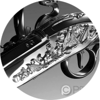 FLINTLOCK PISTOL George Washington 2oz 2025 eskiz2
