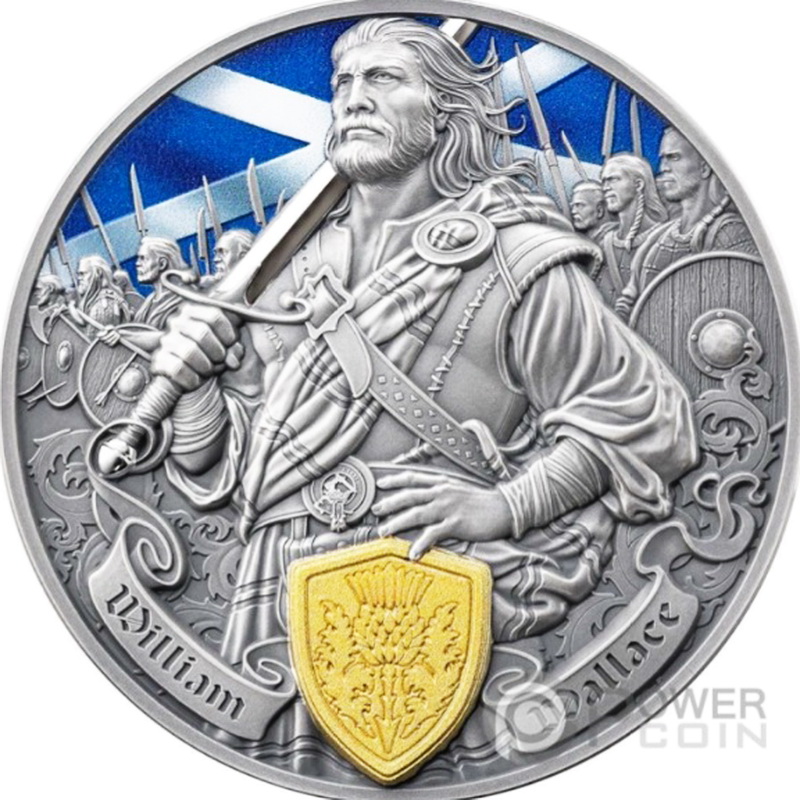 WILLIAM WALLACE Legends Of Battlefield 2oz Samoa 2026 1