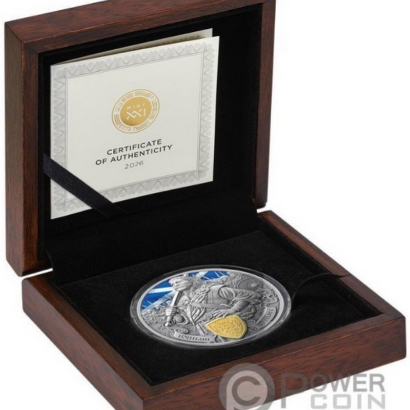 WILLIAM WALLACE Legends Of Battlefield 2oz Samoa 2026 3