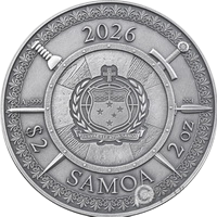 WILLIAM WALLACE Legends Of Battlefield 2oz Samoa 2026 eskiz2