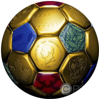 FIFA SPHERICAL FOOTBALL Gilded 3 Oz 2026 eskiz4