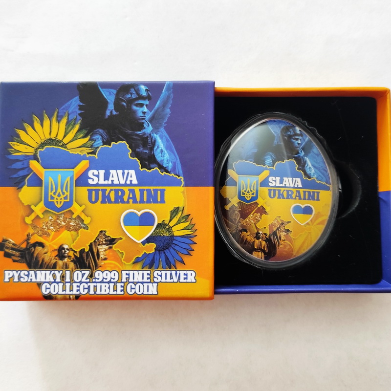 Slava Ukraine Pysanky 1oz 2024 4