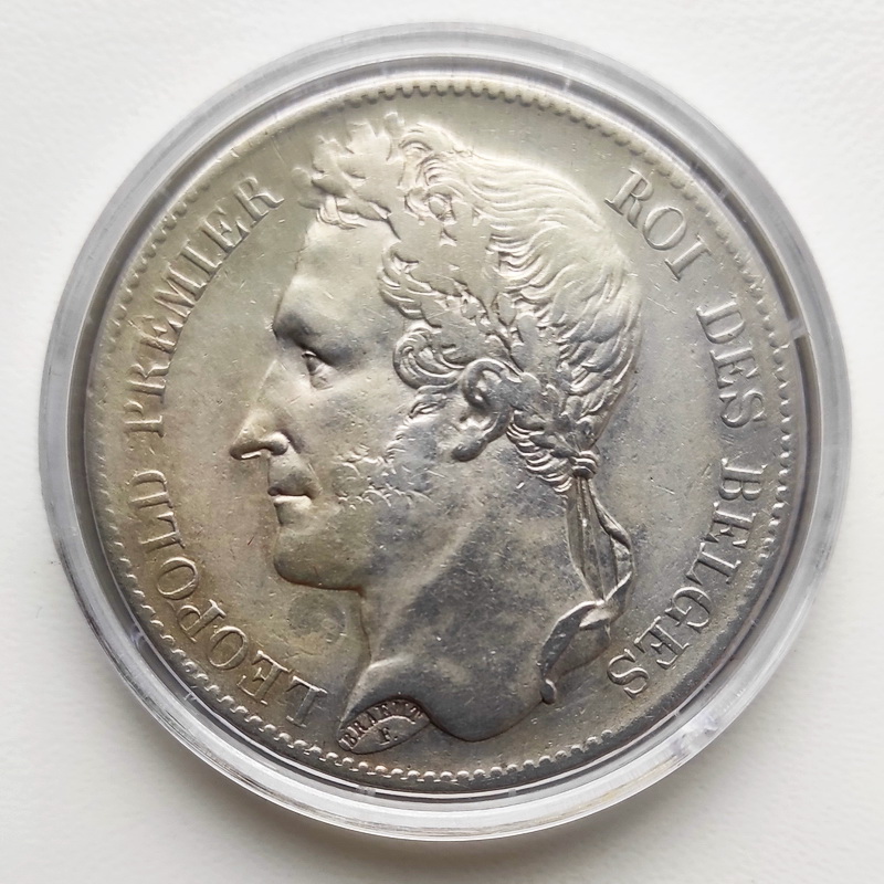Leopold I 5francs 1849 3