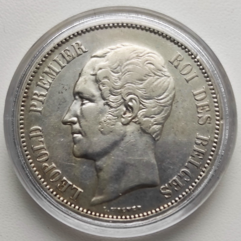 Leopold I 5francs 1865 3