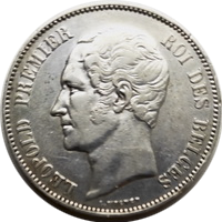 Leopold I 5francs 1865 eskiz1