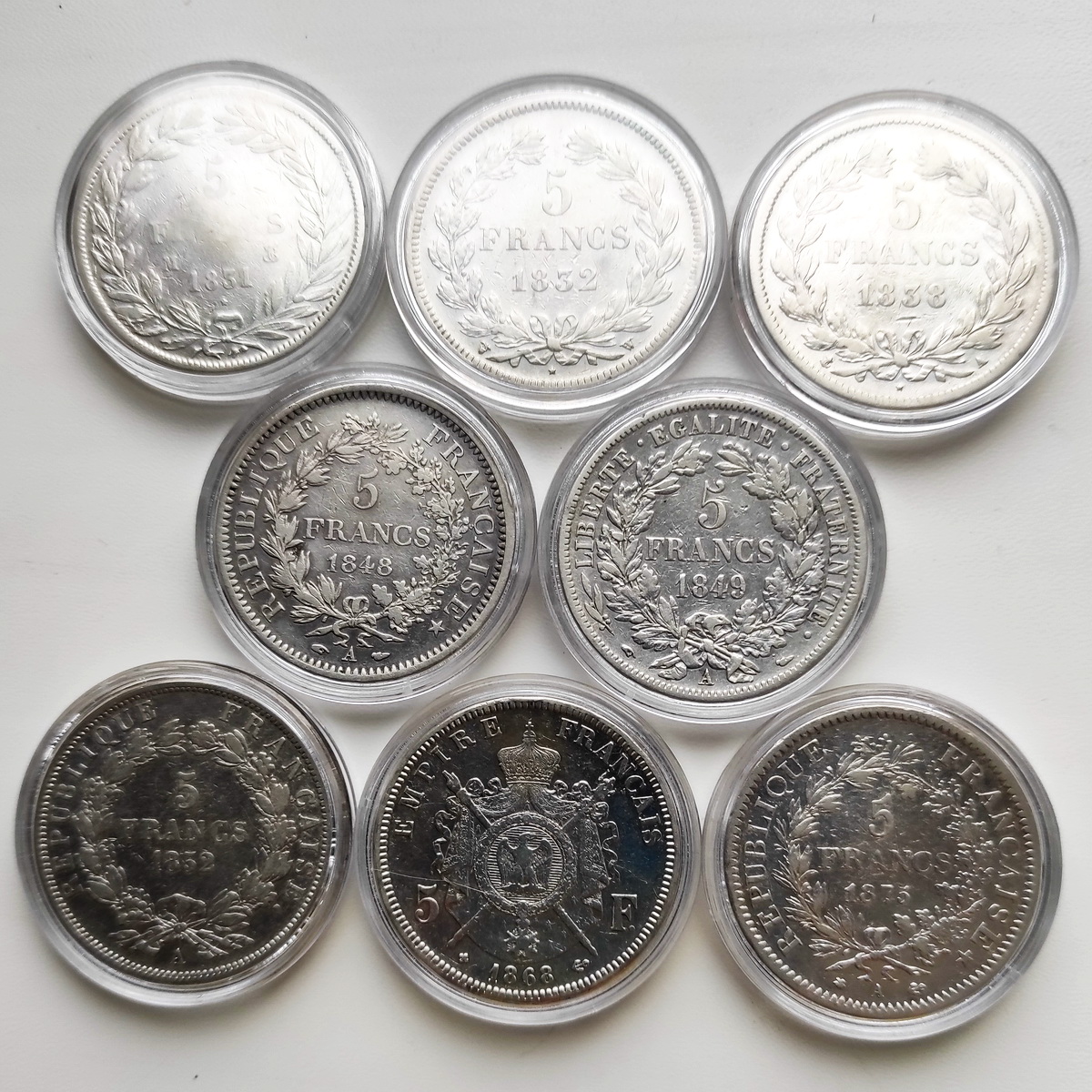 France 5francs set 2