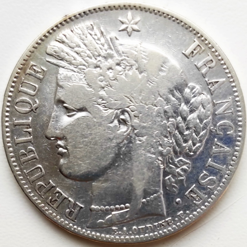Cerera 5francs 1849 1