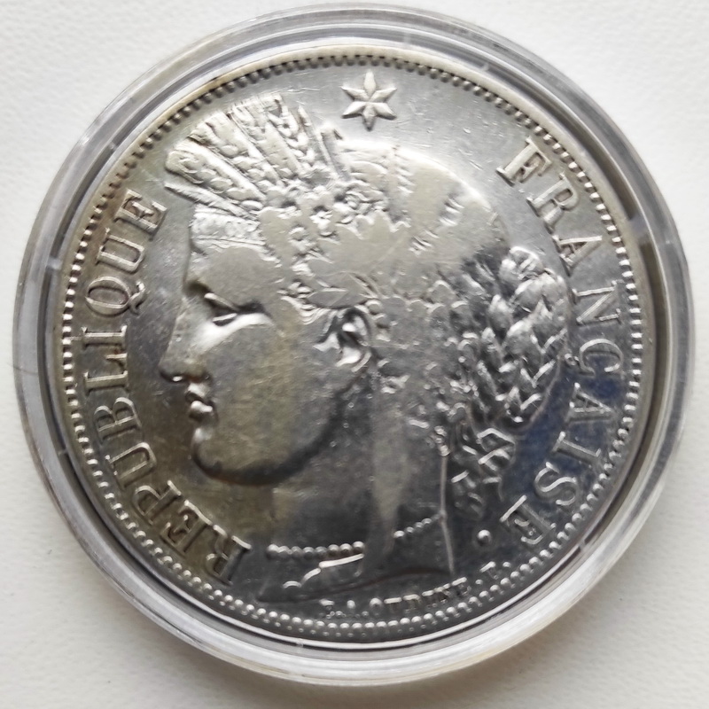 Cerera 5francs 1849 3
