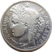 Cerera 5francs 1849 eskiz1
