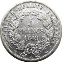 Cerera 5francs 1849 eskiz2