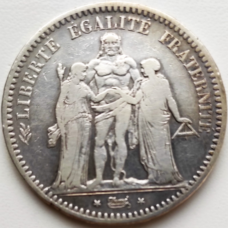 Hercules 5francs 1848 1