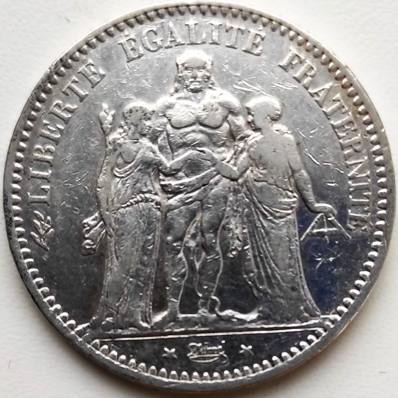 Heracl 5francs 1875 1