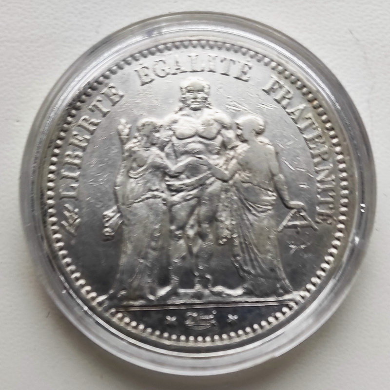 Heracl 5francs 1875 3