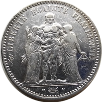 Heracl 5francs 1875 eskiz1