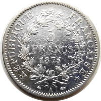 Heracl 5francs 1875 eskiz2