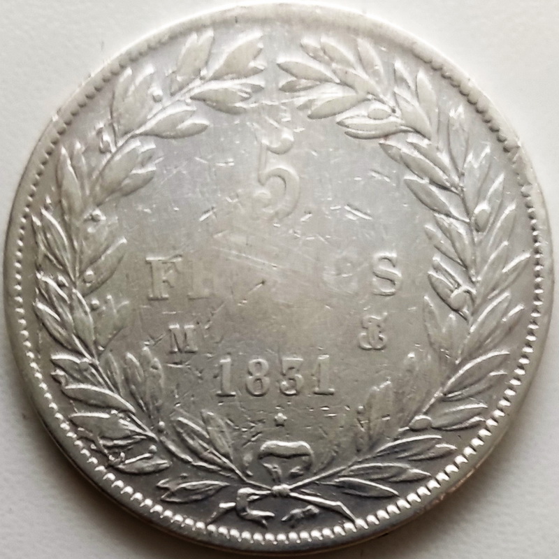 Louis Philippe I 5francs 1831 2