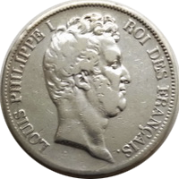 Louis Philippe I 5francs 1831 eskiz1