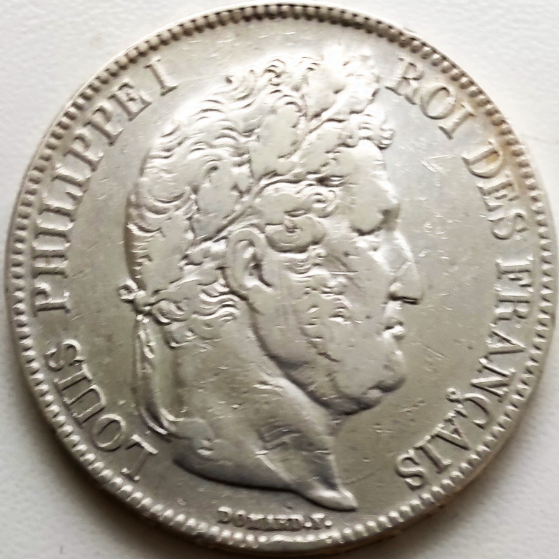 Louis Philippe I 5francs 1833 1
