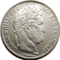 Louis Philippe I 5francs 1833 eskiz1