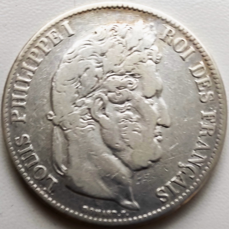 Louis Philippe I 5francs 1838 1