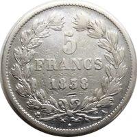 Louis Philippe I 5francs 1838 eskiz2