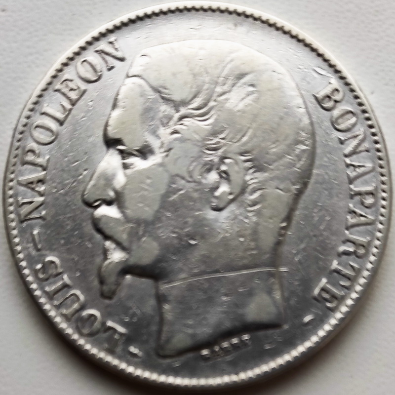Napoleon III 5francs 1852 1