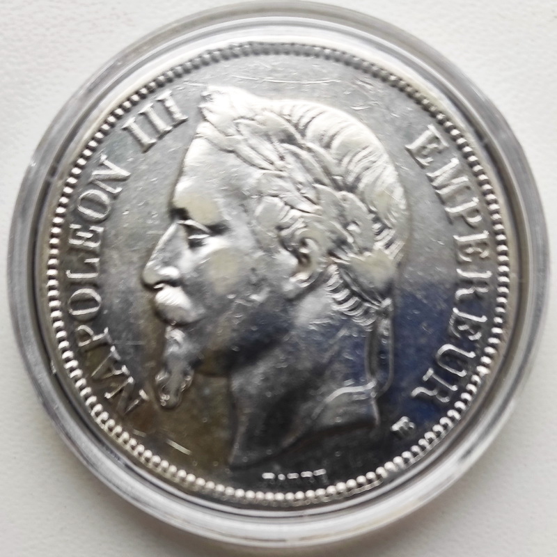 Napoleon III 5francs 1868 3