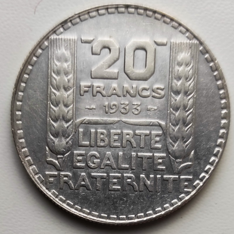 Republic 20francs 1933 2