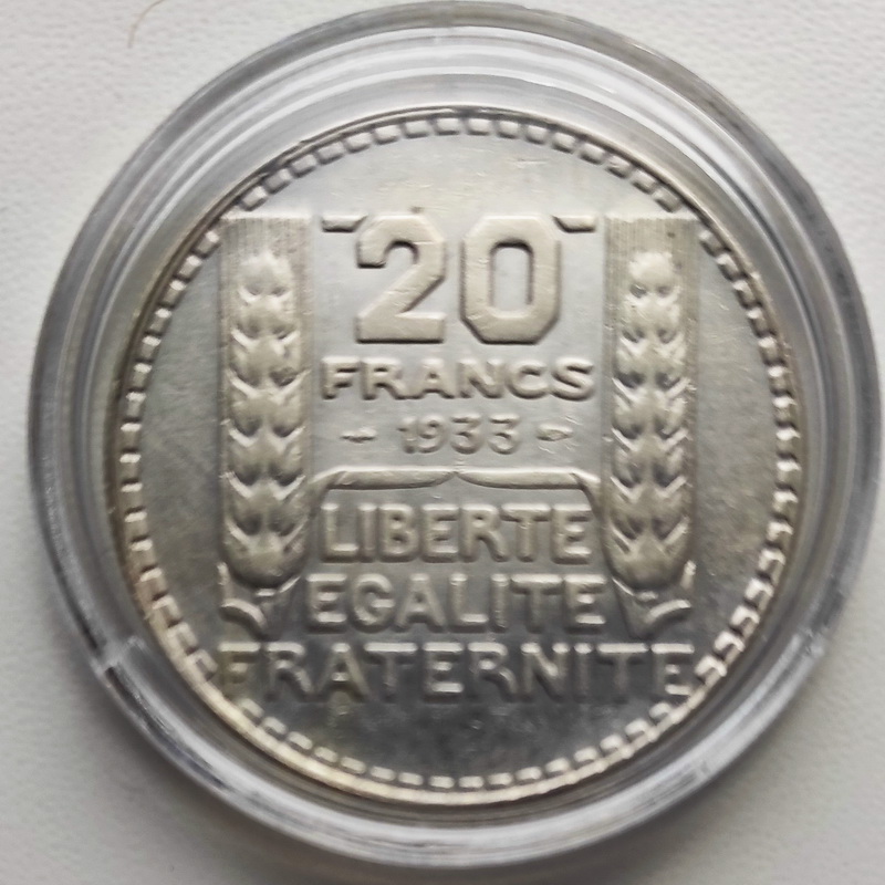 Republic 20francs 1933 4