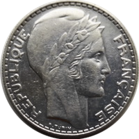 Republic 20francs 1933 eskiz1