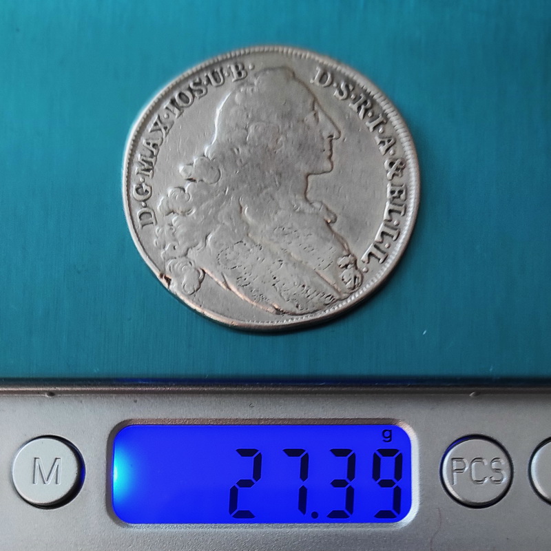 Patrona Bavariae Thaler 1765 4