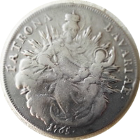 Patrona Bavariae Thaler 1765 eskiz2