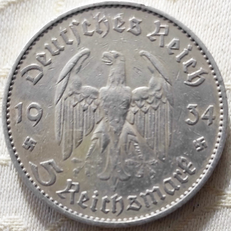 5 marks chircha 1934 uv 2