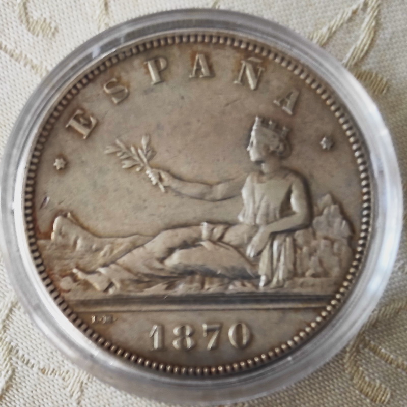 Espana 5pesetas 1870 3