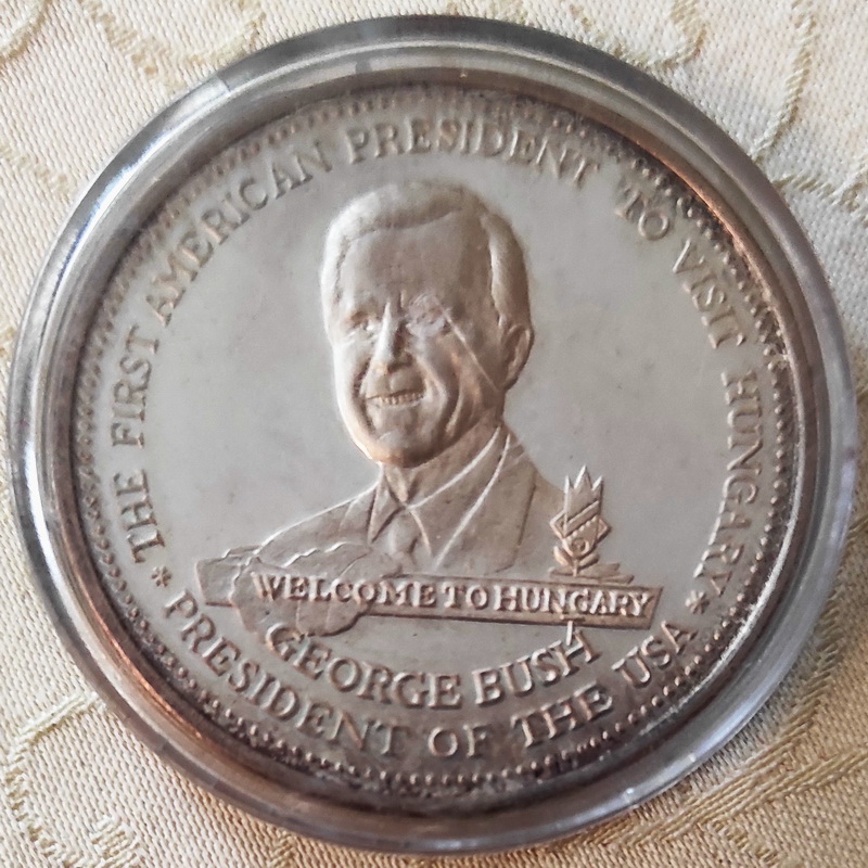 George Bush visit Hungary 3