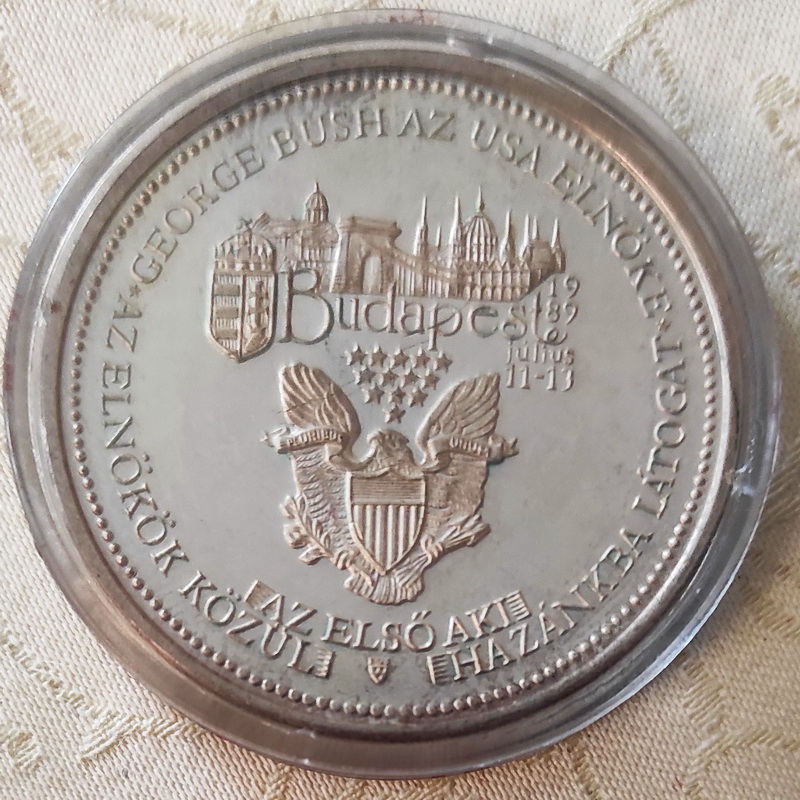George Bush visit Hungary 5