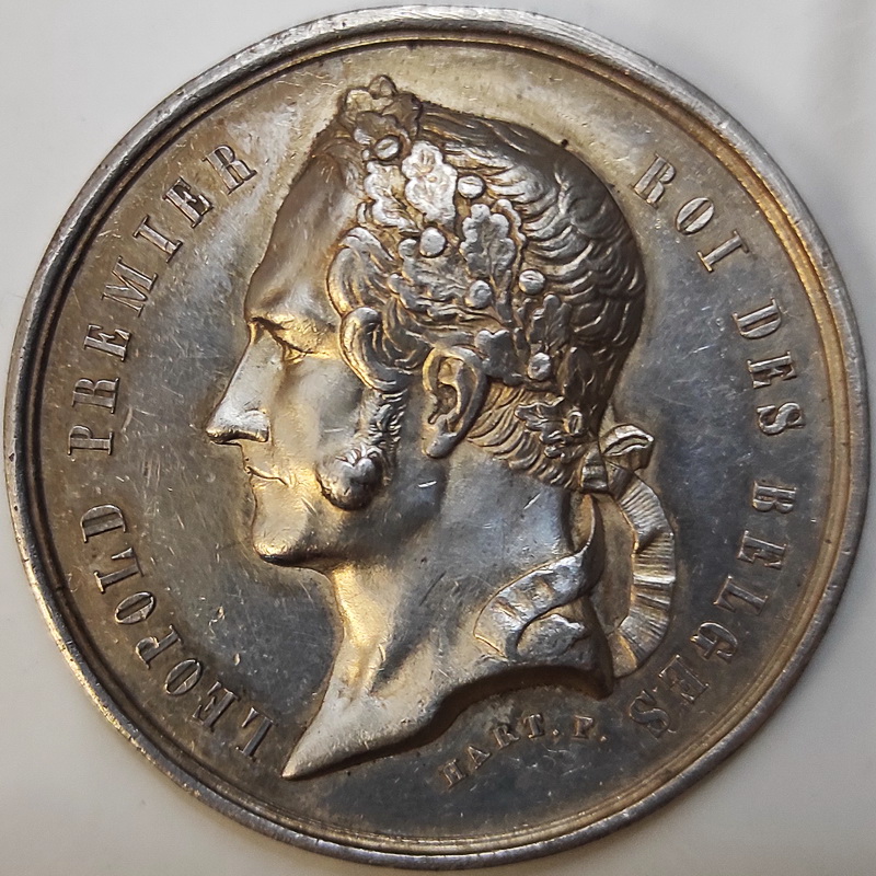 Leopold I silver 1855 1