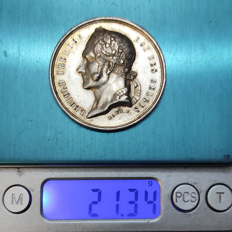 Leopold I silver 1855 3